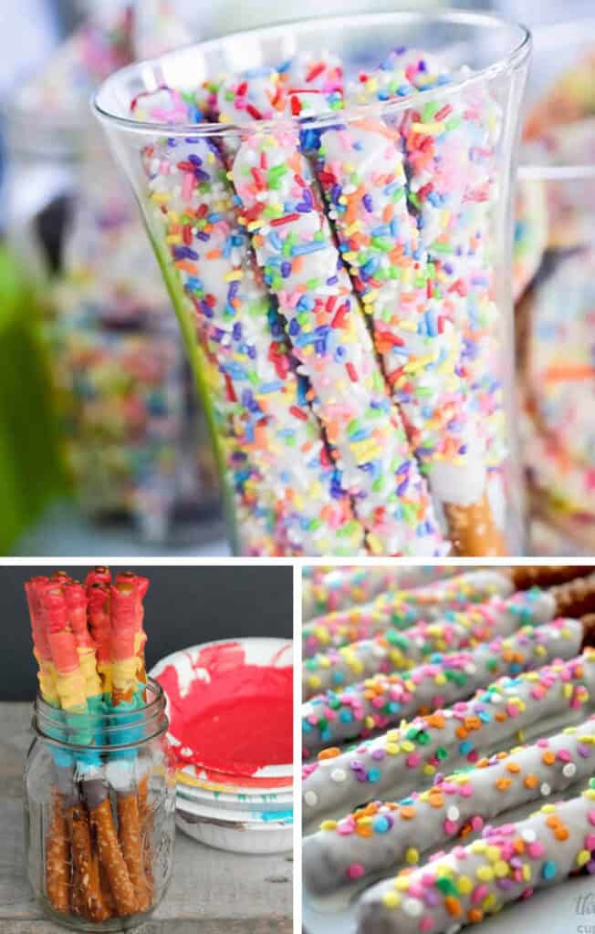 15 Fun Easy Dipped Pretzel Rods Recipes 15 Fun Easy Dipped Pretzel Rods Recipes