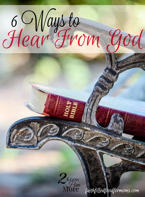 6 ways to hear from God