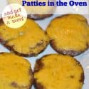 COOKING YOUR BURGERS IN THE OVEN! See how to cook frozen burgers in the oven!
