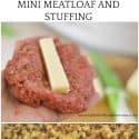 CROCKPOT CHEESY BARBEQUE MINI MEATLOAF AND STUFFING