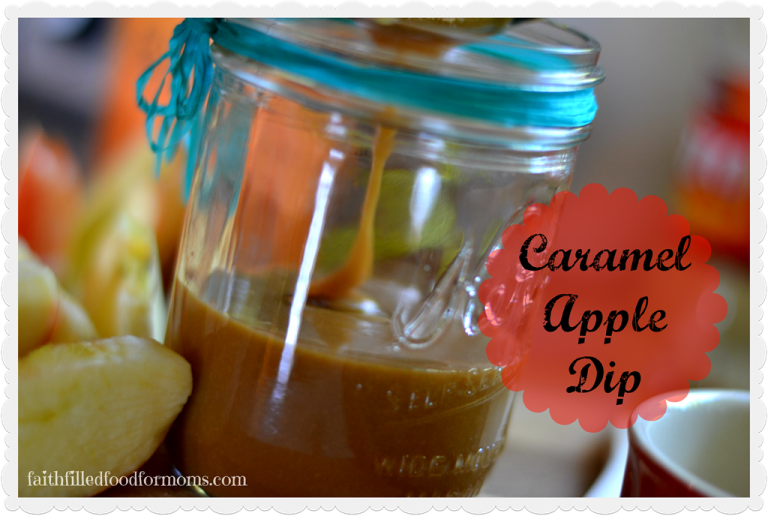Caramel Apple Dip in a Jar