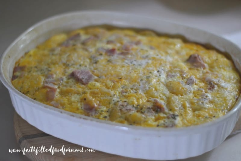 ham and tater tot casserole