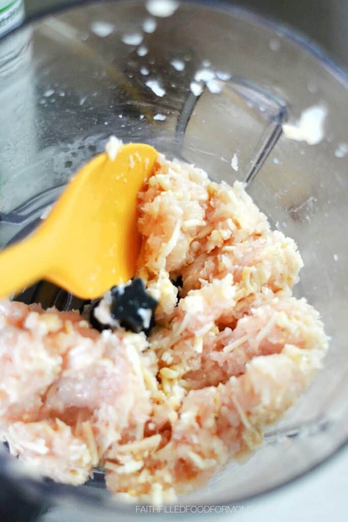 Easy Ground Chicken Patties (Crispy & Kid-Friendly) mixing chicken patty ingredients