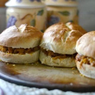 Crockpot BBQ Chicken Sandwich