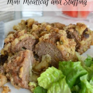 Crockpot Cheesy Barbecue Mini Meatloaf & Stuffing