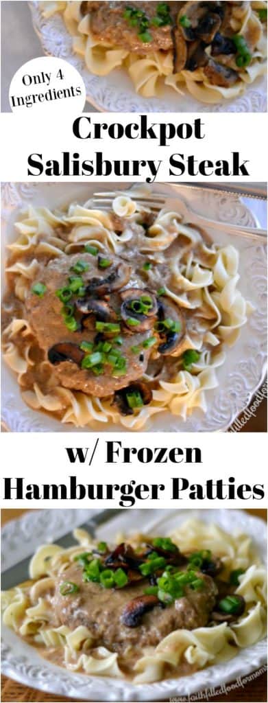 Crockpot Salisbury Steak with Frozen Hamburger Patties