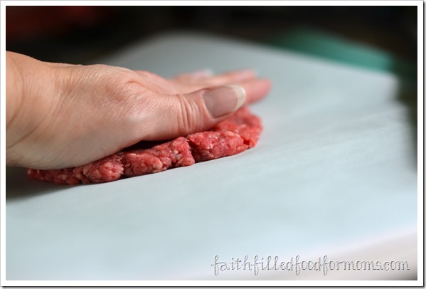 how to freeze homemade burgers Homemade Hamburger Patties