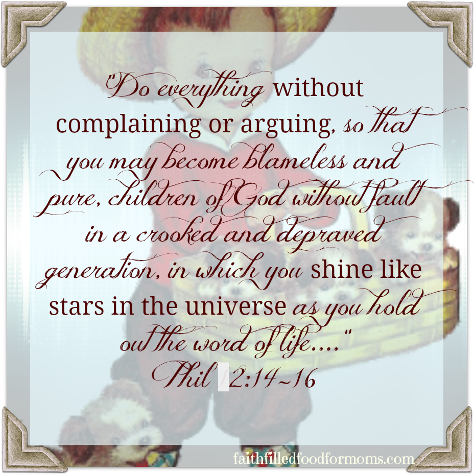 Don't Complain Phil. 2:14-16