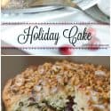 Easy Dried Plum and Cranberry Holiday Cake
