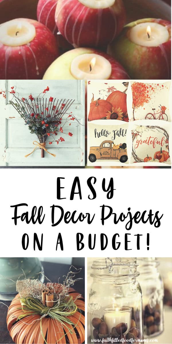easy fall decor projects on a budget round up of easy Fall decor projects on a budget
