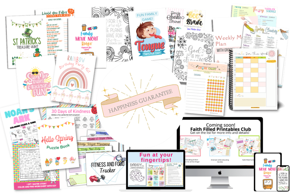 Faith Filled Printable Club Faith Filled Printable Club