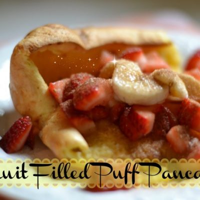 Fruit Filled Puff Pancake