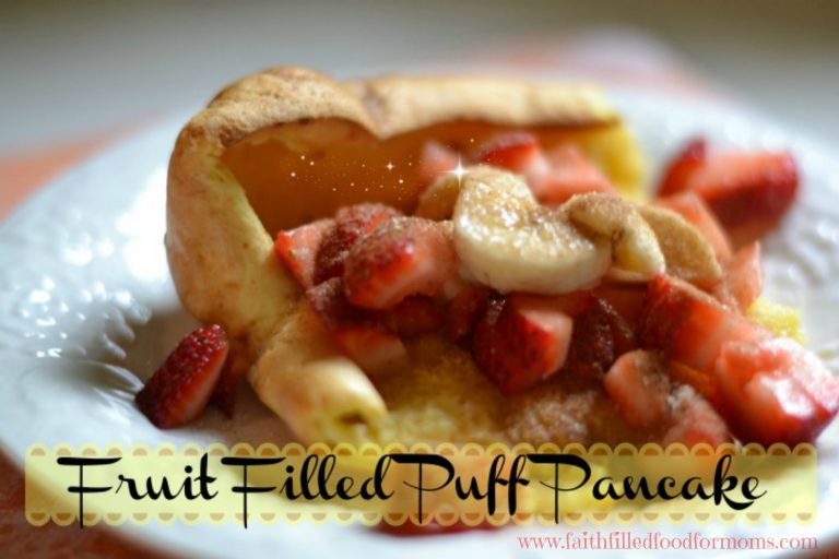 Fruit Filled Puff Pancake
