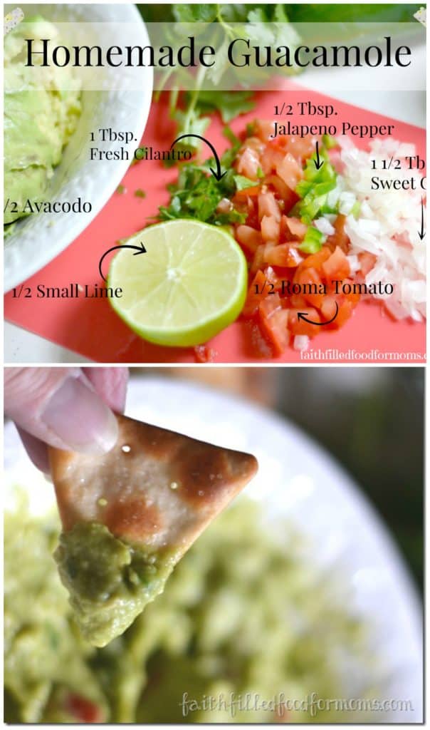 Easy Homemade Guacamole Easy Homemade Guacamole