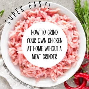 How to make ground chicken at home with frozen chicken breasts