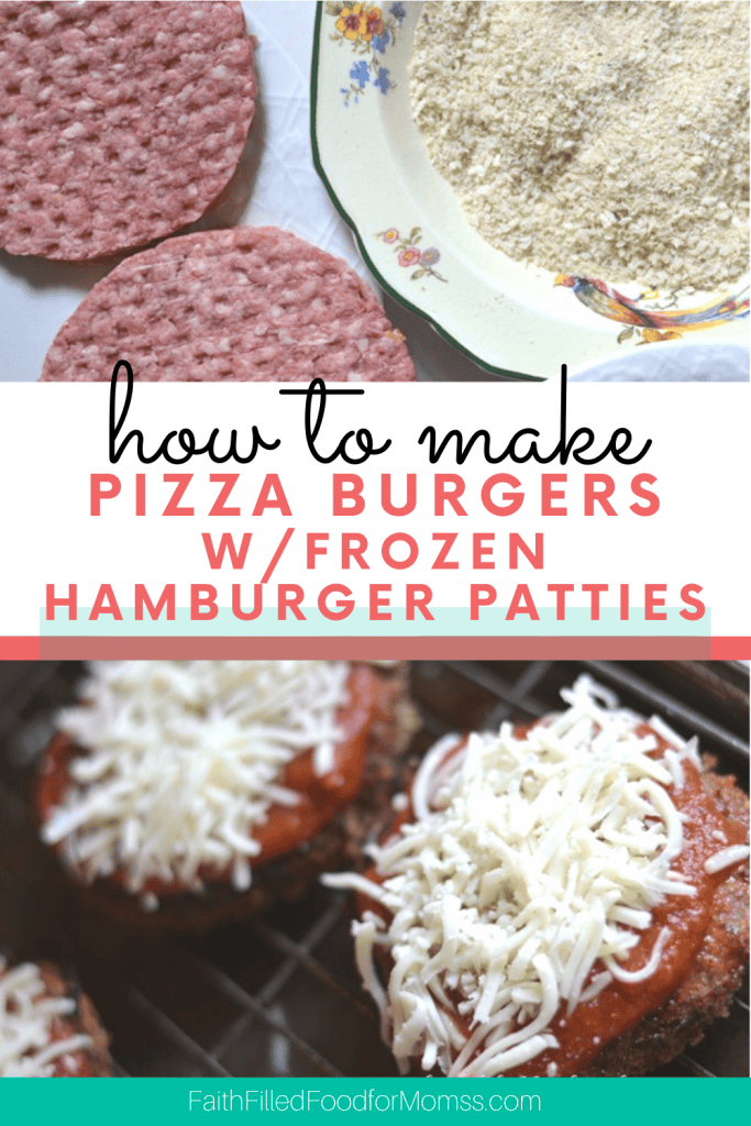 how to make pizza burger patties pizza burger patties
