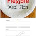 Flexible Meal Planner with Free Printable