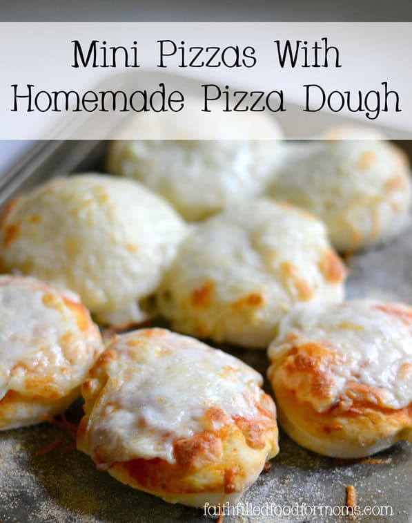 Mini Pizzas With Homemade Pizza Dough Mini Pizzas With Homemade Pizza Dough