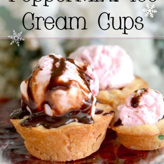 Peppermint Chocolate Ice Cream Cups