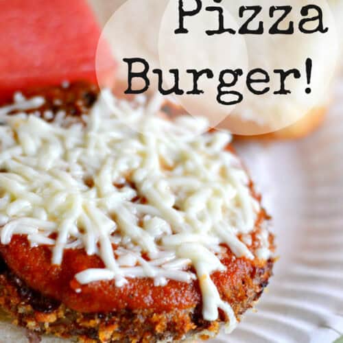 Pizza Burger with Frozen Hamburger Patties