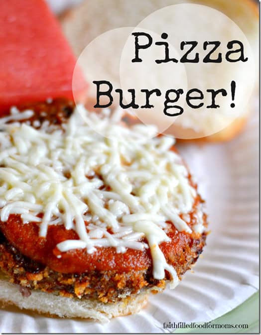 what to make with burgers Pizza Burger