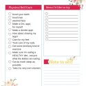 Free Printable Self Care Checklist