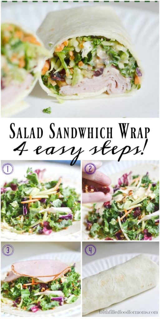 Salad Sandwich Wrap
