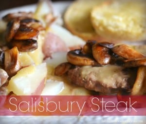 Salisbury Steak with Frozen Burgers