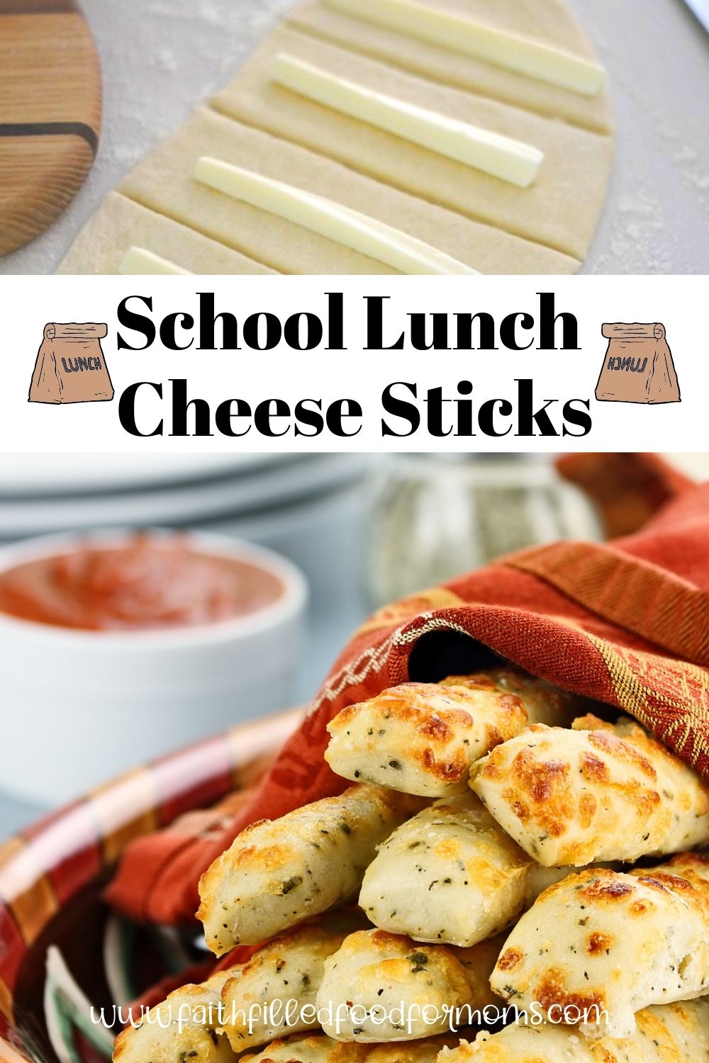 Homemade School Lunch Cheese Sticks Recipe