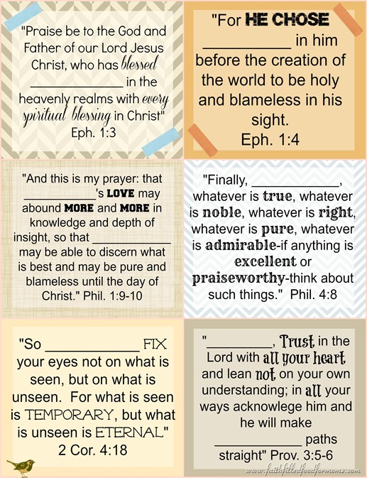  Printable Bible Verse Cards to Personalize