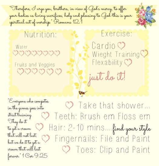 Self Care Chart