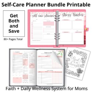 Self care planner bundle for Moms