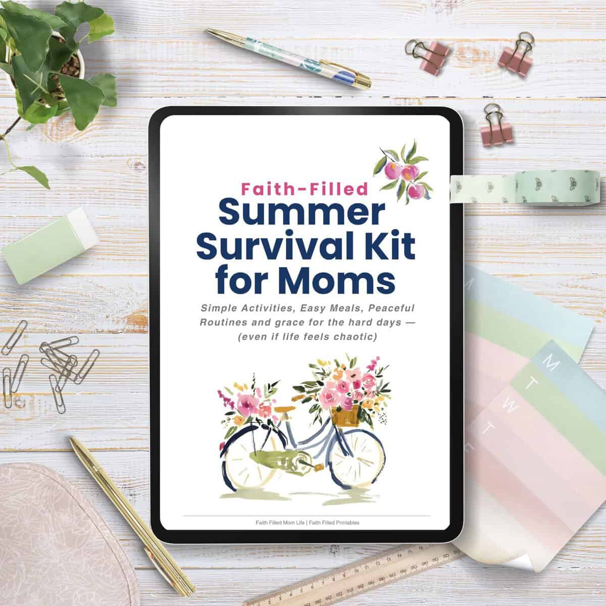 Summer Survival Kit for Moms Summer Survival Kit for Moms with Exclusive Printable Library