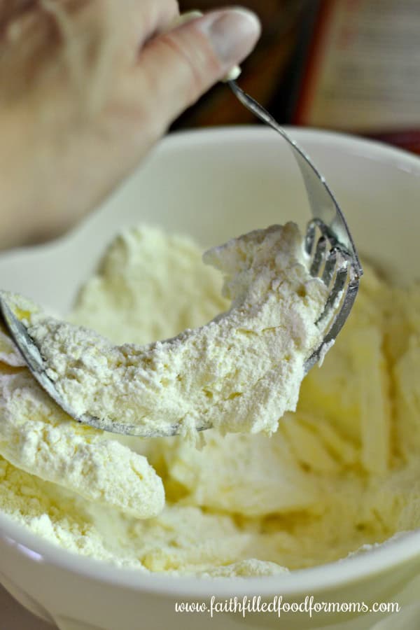 pastry blender butter and cake mix