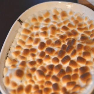 Sweet Potato and Marshmallow Casserole with OJ