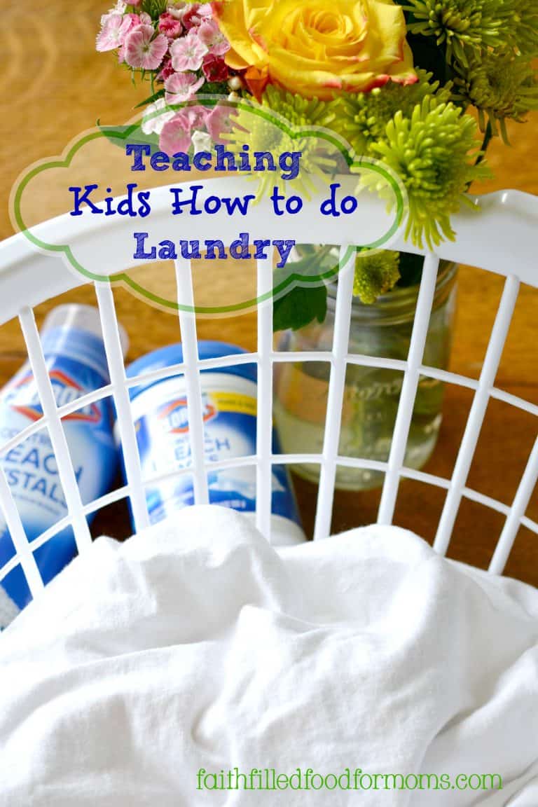 Teaching Kids How to do Laundry
