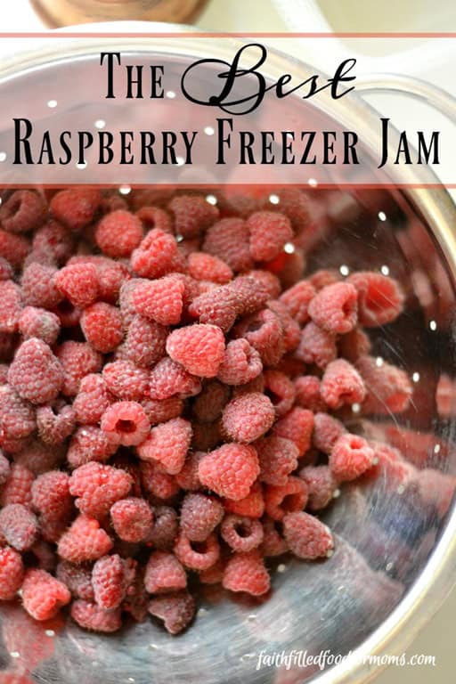 The Best and Easiest Raspberry Freezer Jam