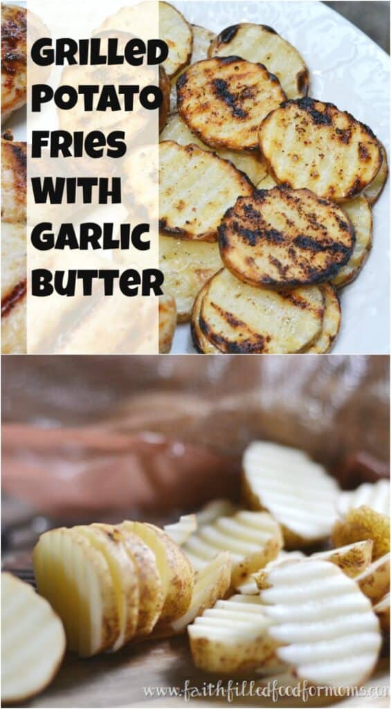 Grilled Garlic Potato Fries Grilled Garlic Potato Fries