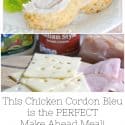 This Chicken Cordon Bleu is the PERFECT make ahead meal! Can be frozen and is a beautiful presentation for family and friends. Fantastic Holiday Recipe!