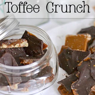Toffee Crunch in a Mason Jar