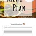 Traveling Sports Menu Plan with free Printable Planner!