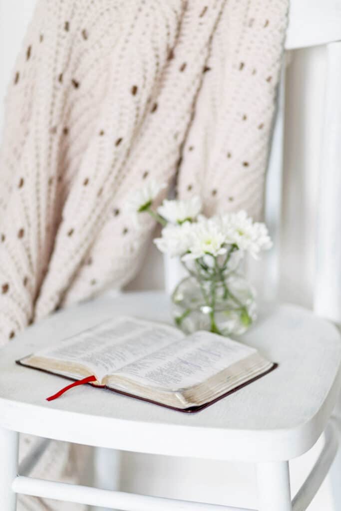 Bible on Chair