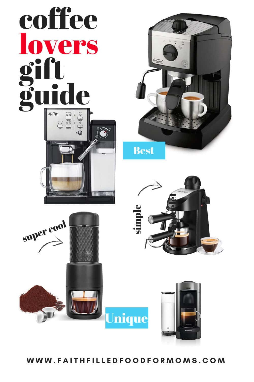 how to make gourmet coffee at home with these fun coffee makers gift guide for coffee espresso lovers