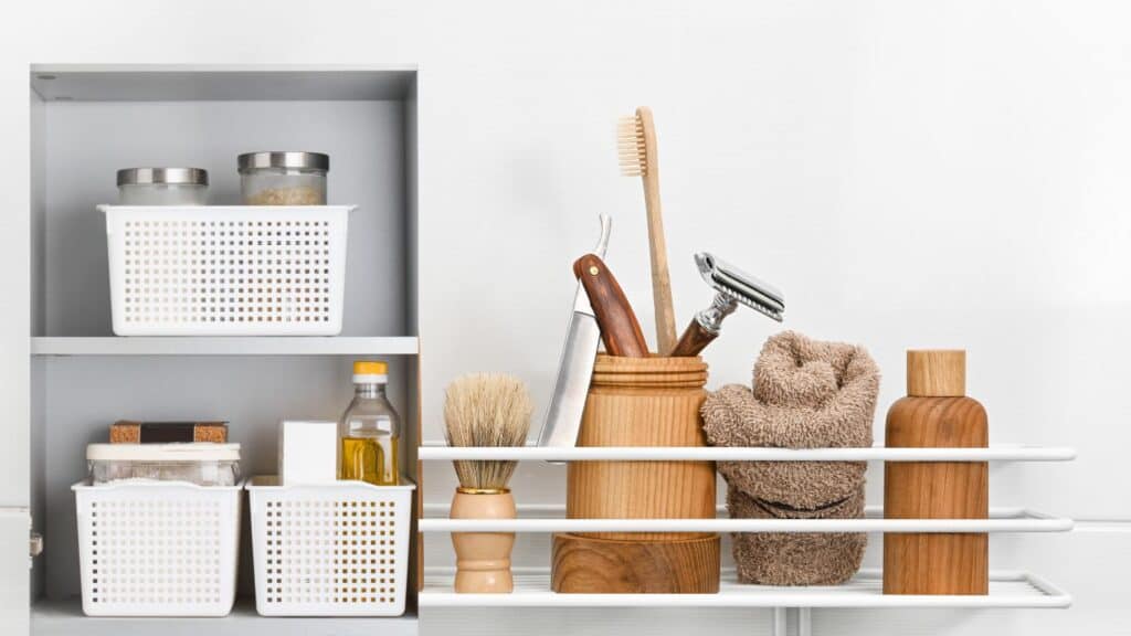 What do College Students need for college organizing bins for toiletries and small food items