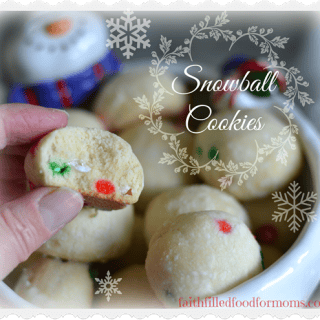 Easy snowball cookies recipe